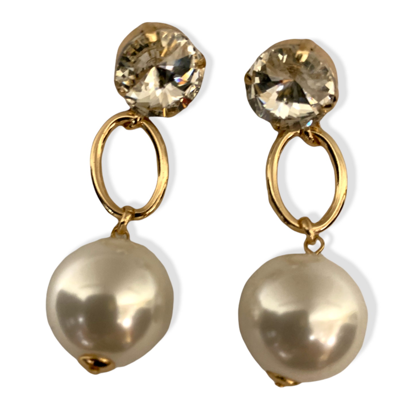 Faux Pearl Drop Earring