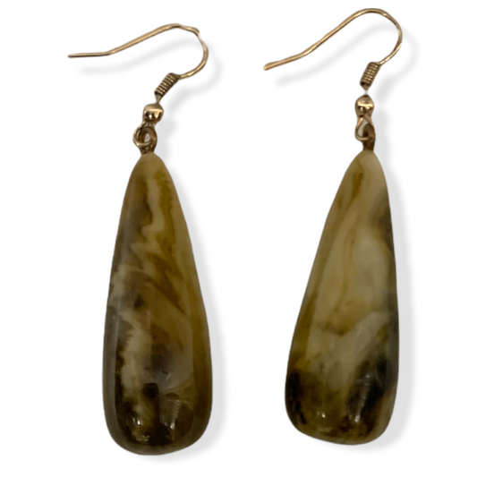 Glossy Stone Earrings